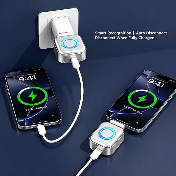 X01 Auto-Disconnect Fast Charging Adapter with Physical Auto-Eject Safety Separator (Type-C)